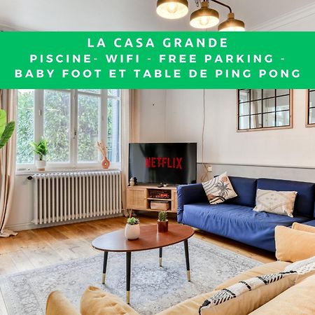 卡尔卡松La Casa Grande - Piscine - Wifi - Parking别墅 外观 照片